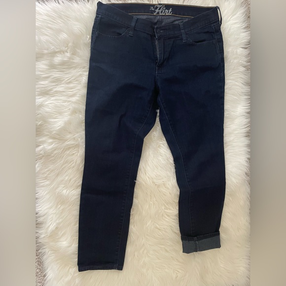 Barely worn Old Navy crop pants denim blue sz 10 - Picture 1 of 3